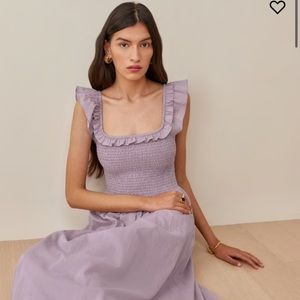 Reformation Noreen Dress in Sweet Pea XS